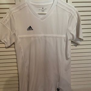 Climacool white adidas shirt